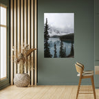 MISTY FOREST BOUNDARIES Peel and Stick Vertical Poster