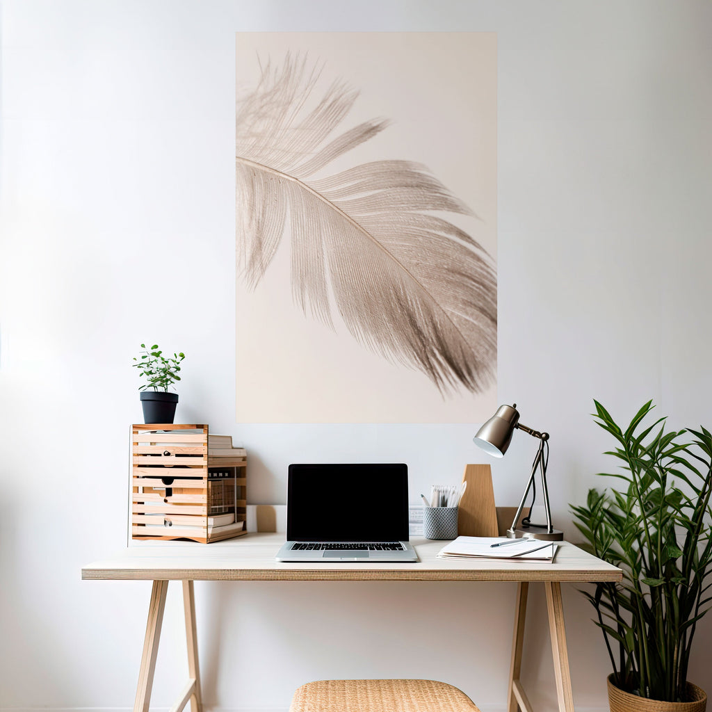 GRACEFULNESS PRECISION Peel and Stick Vertical Poster