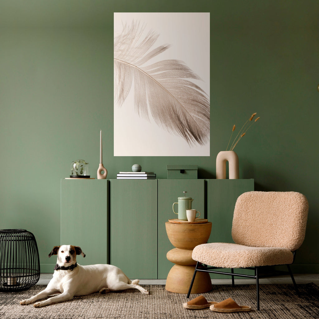 GRACEFULNESS PRECISION Peel and Stick Vertical Poster