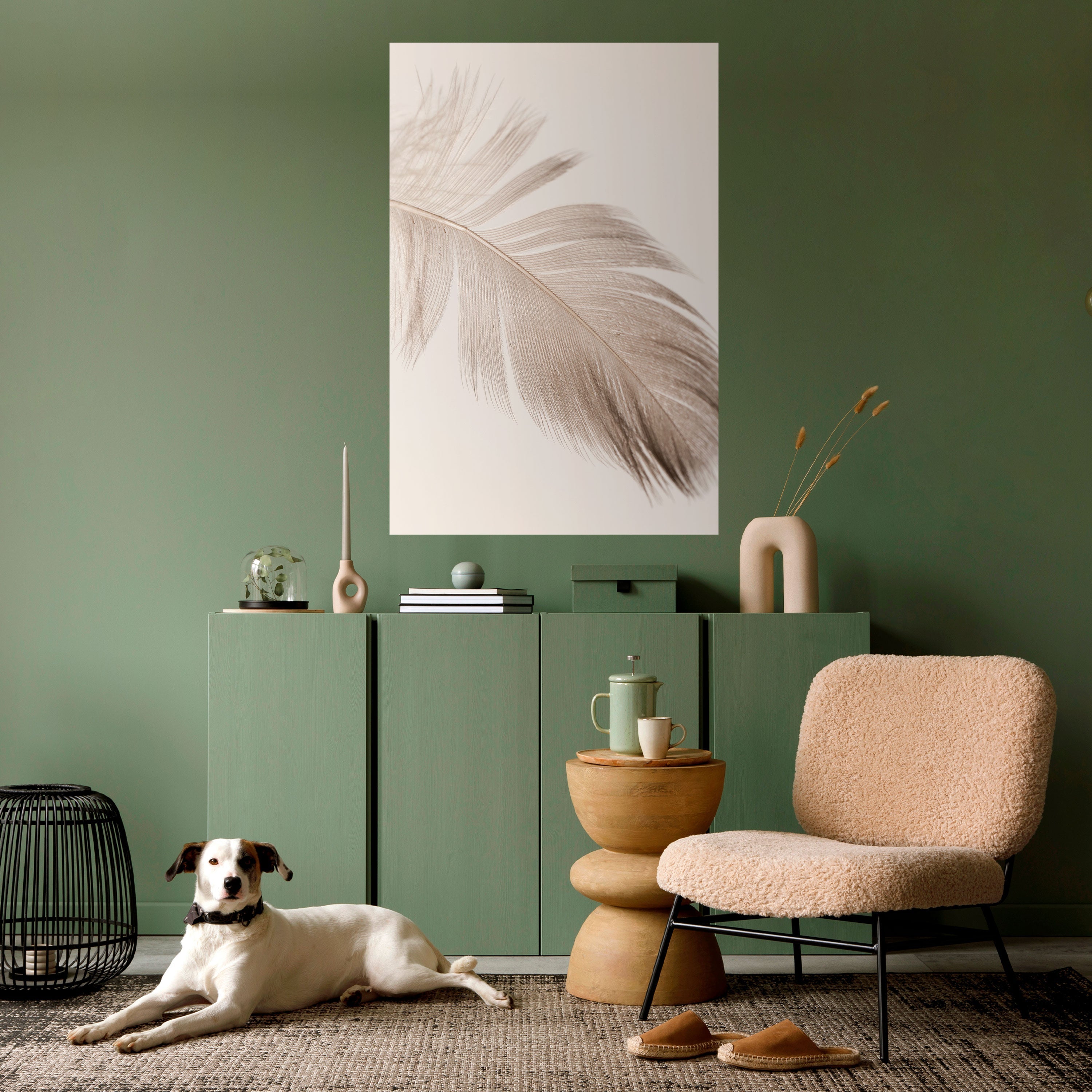 GRACEFULNESS PRECISION Peel and Stick Vertical Poster