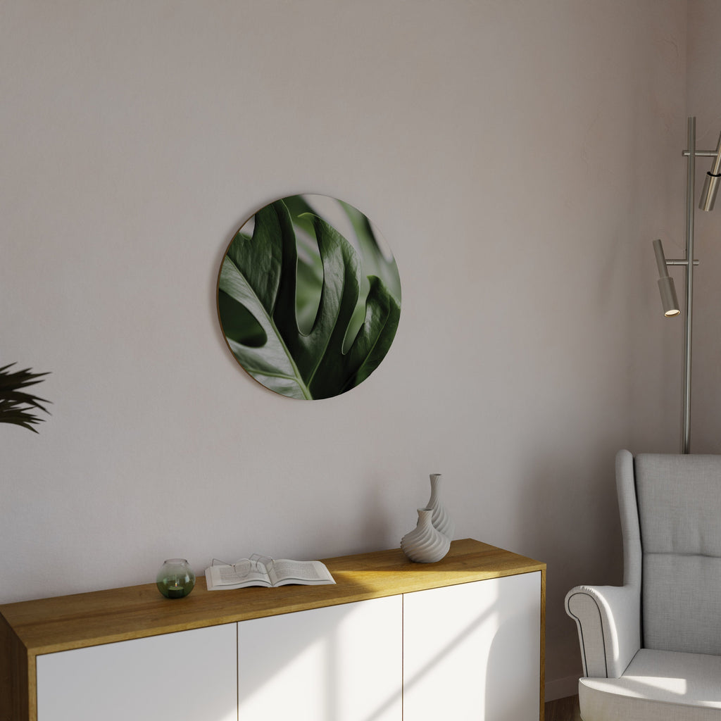 SHARP MONSTERA Quadro Redondo Decorativo