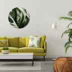 SHARP MONSTERA Quadro Redondo Decorativo