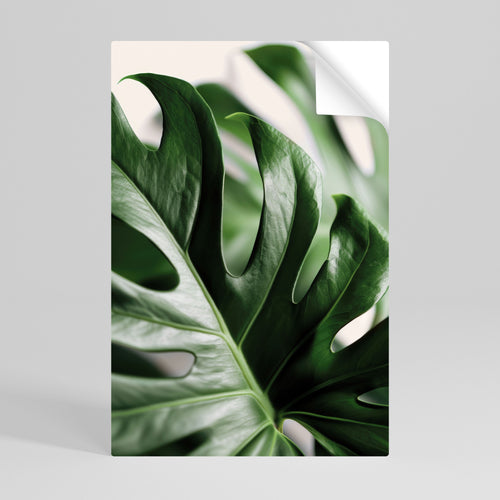 SHARP MONSTERA Póster Autocolante Vertical