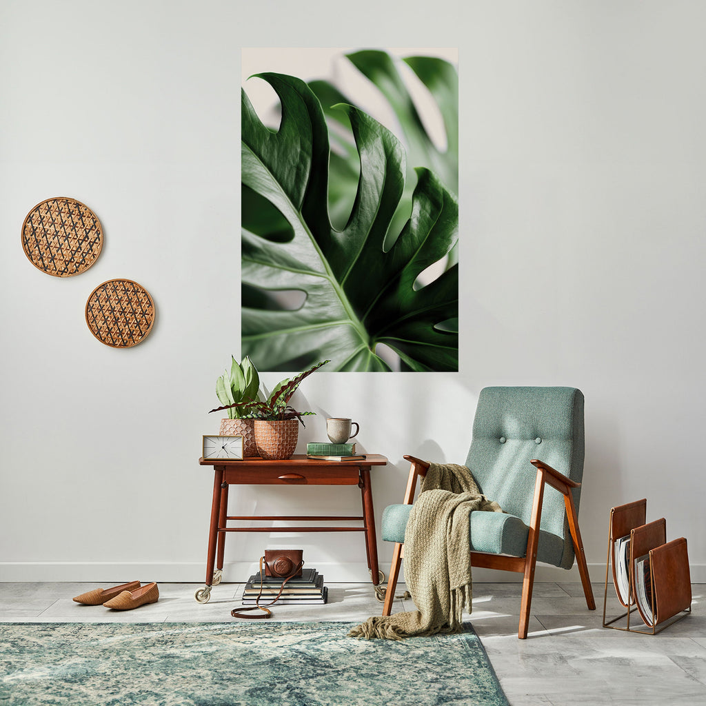 SHARP MONSTERA Peel and Stick Vertical Poster