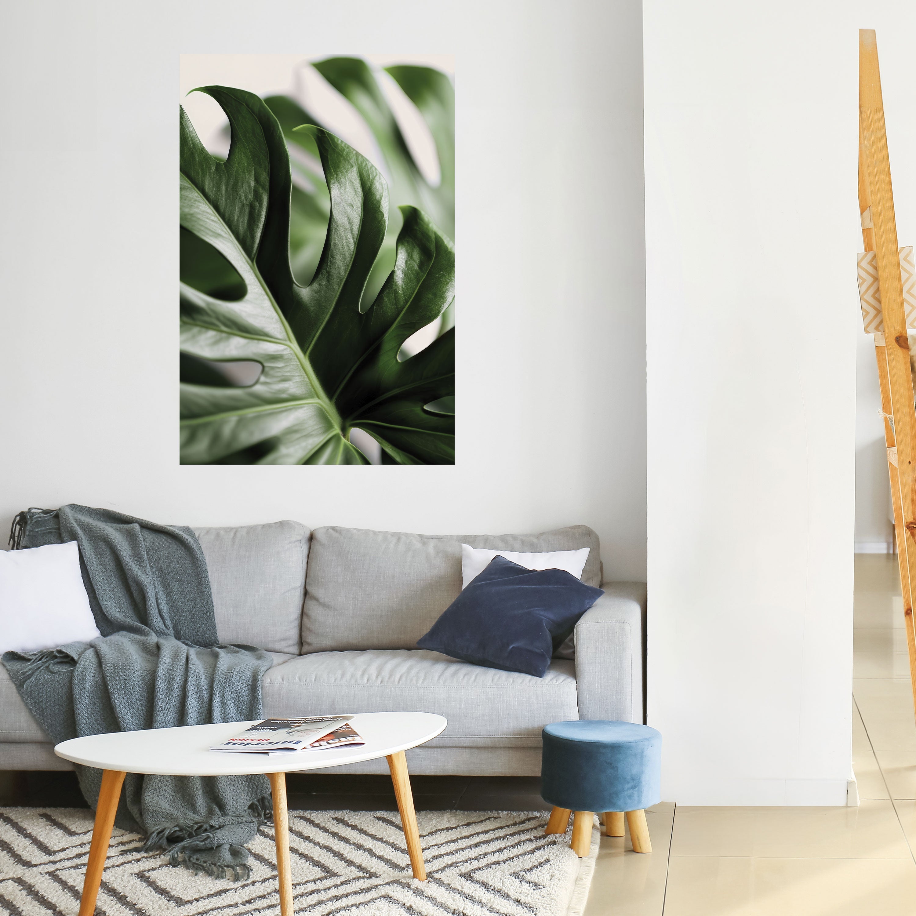 SHARP MONSTERA Peel and Stick Vertical Poster