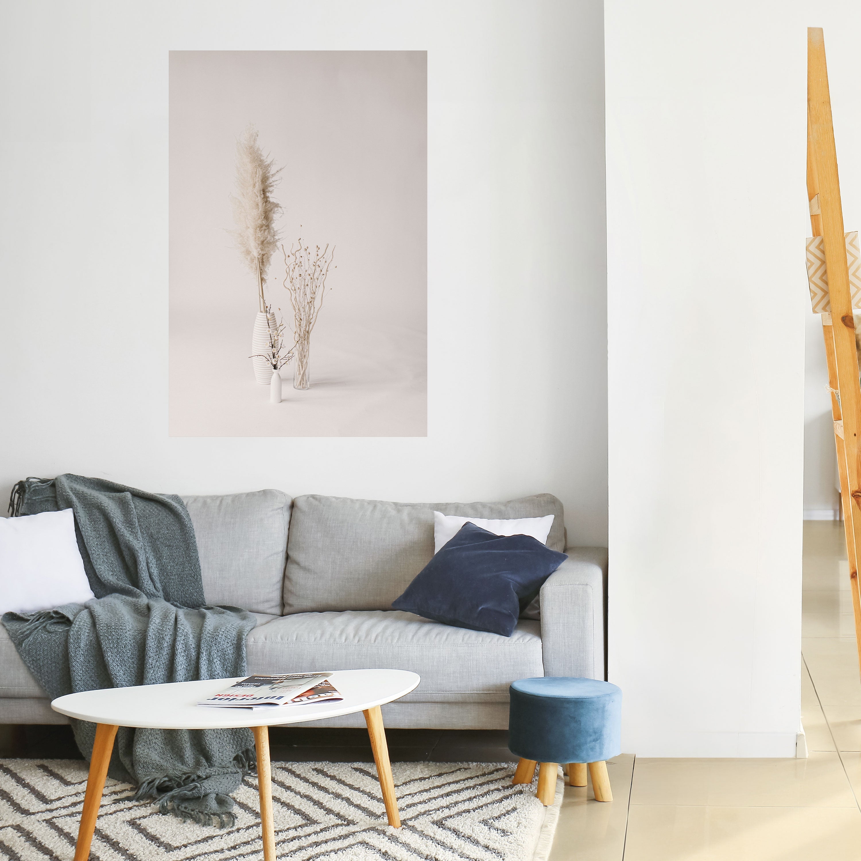 WHISPERING VASES Peel and Stick Vertical Poster