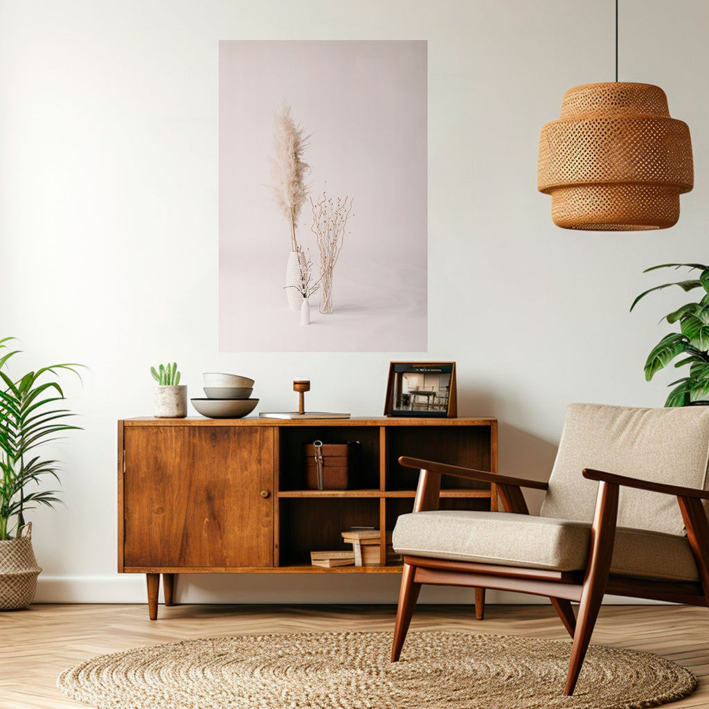 WHISPERING VASES Peel and Stick Vertical Poster