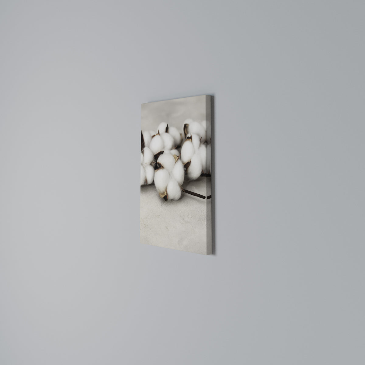 COTTON CLOUDS WHISPERS Quadro em tela vertical