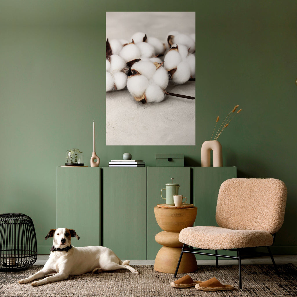 COTTON CLOUDS WHISPERS Poster Vertical Autocolante