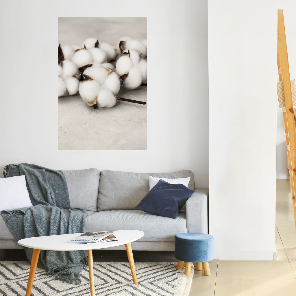 COTTON CLOUDS WHISPERS Poster Vertical Autocolante