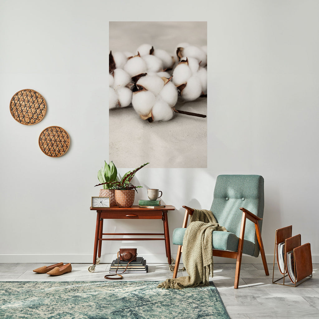 COTTON CLOUDS WHISPERS Poster Vertical Autocolante