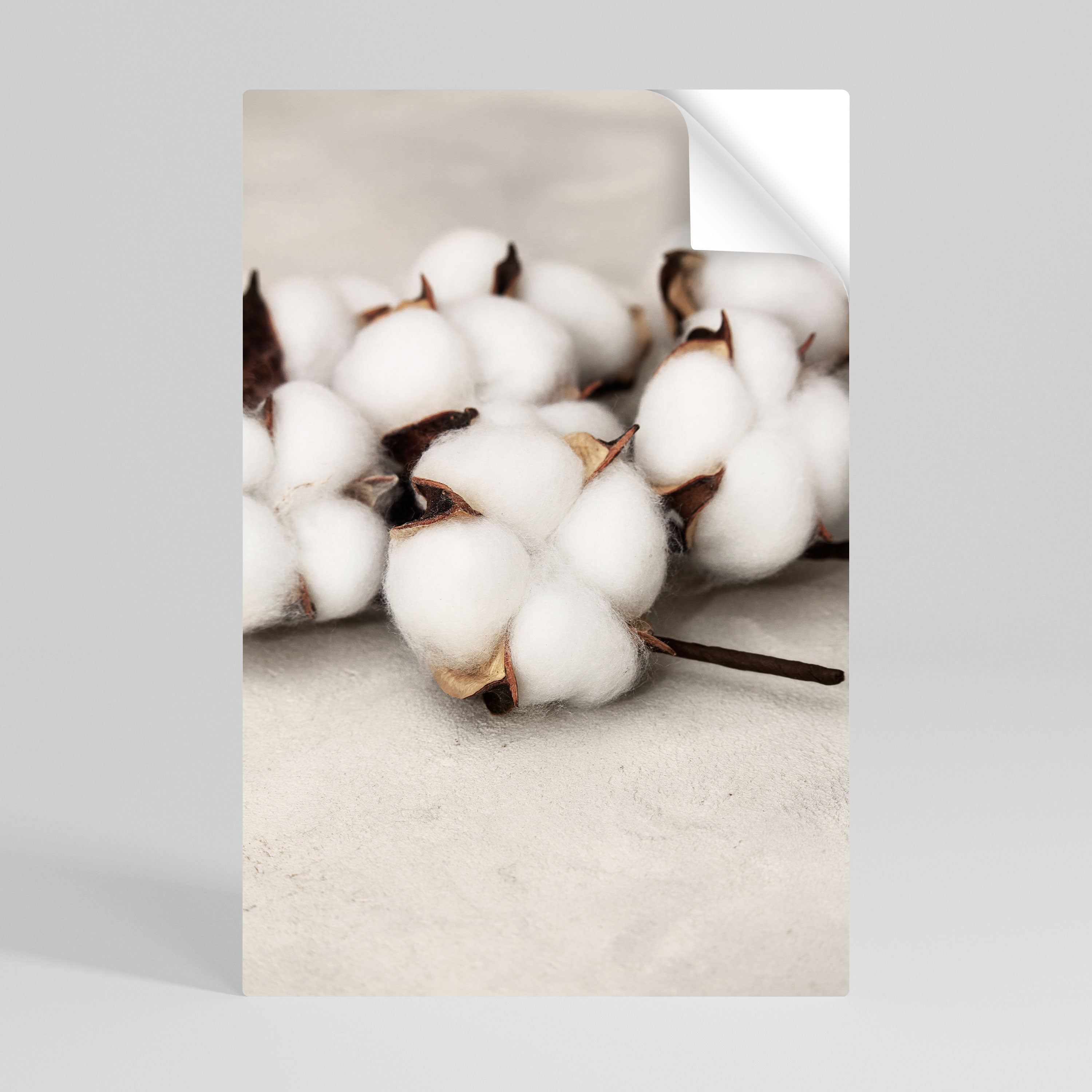 COTTON CLOUDS WHISPERS Peel and Stick Vertical Poster