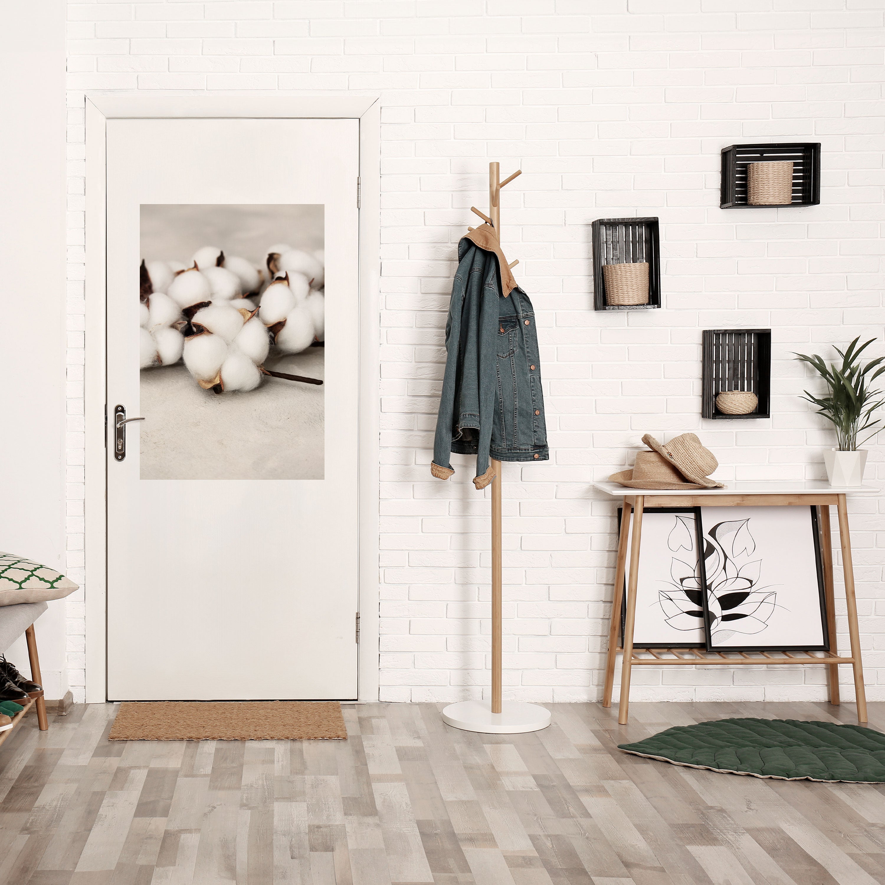 COTTON CLOUDS WHISPERS Poster Vertical Autocolante