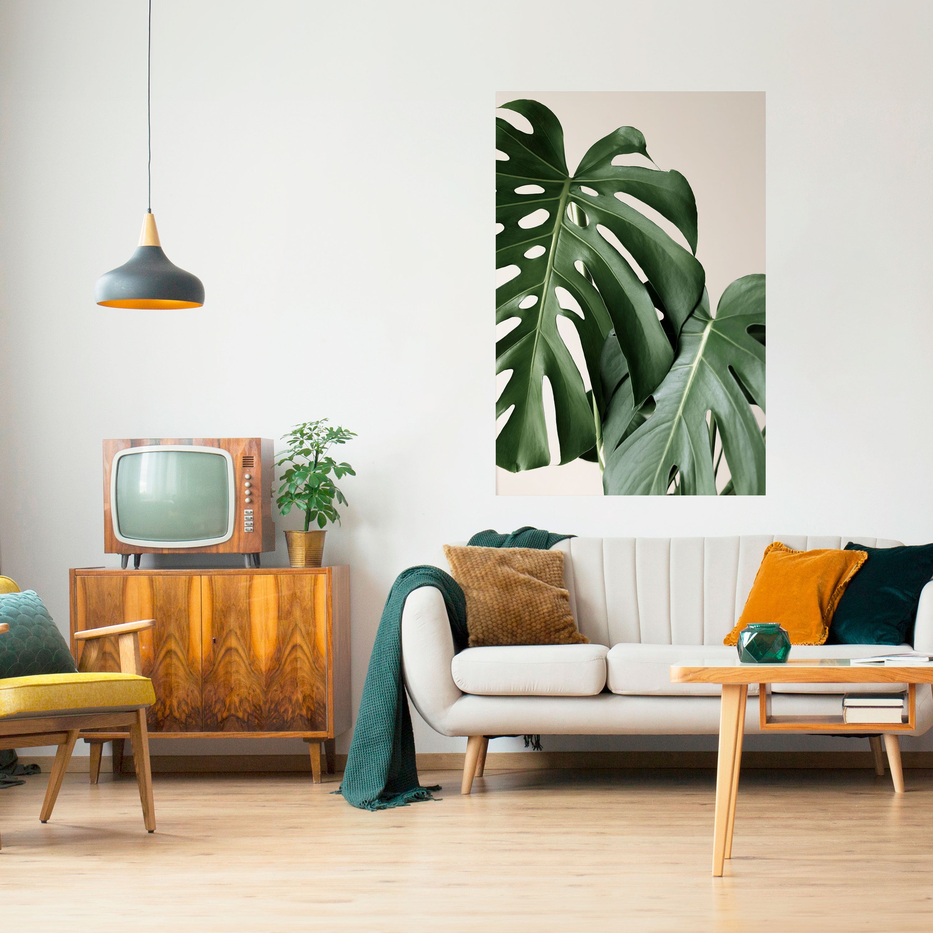 MONSTERA ACCURACY Peel and Stick Vertical Poster