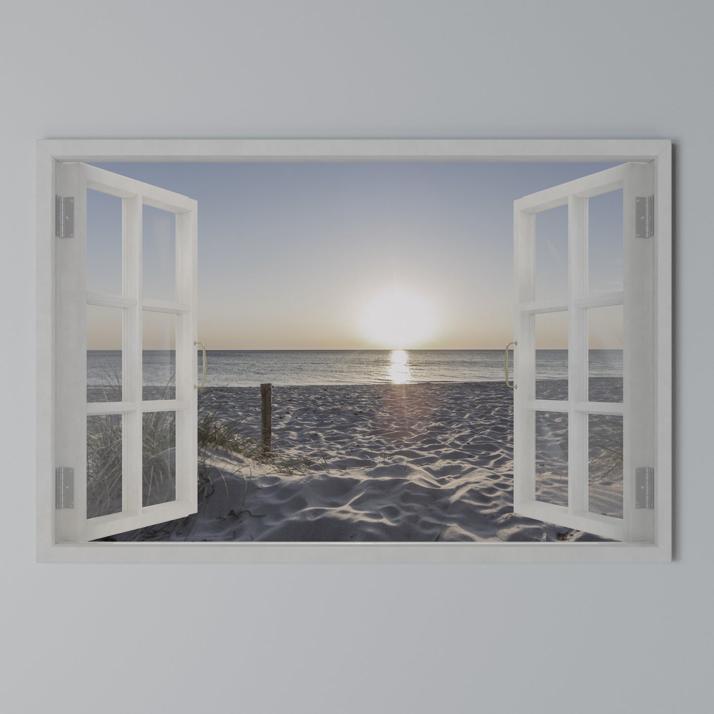 WINDOW OF CALM Horizontal Canvas Print