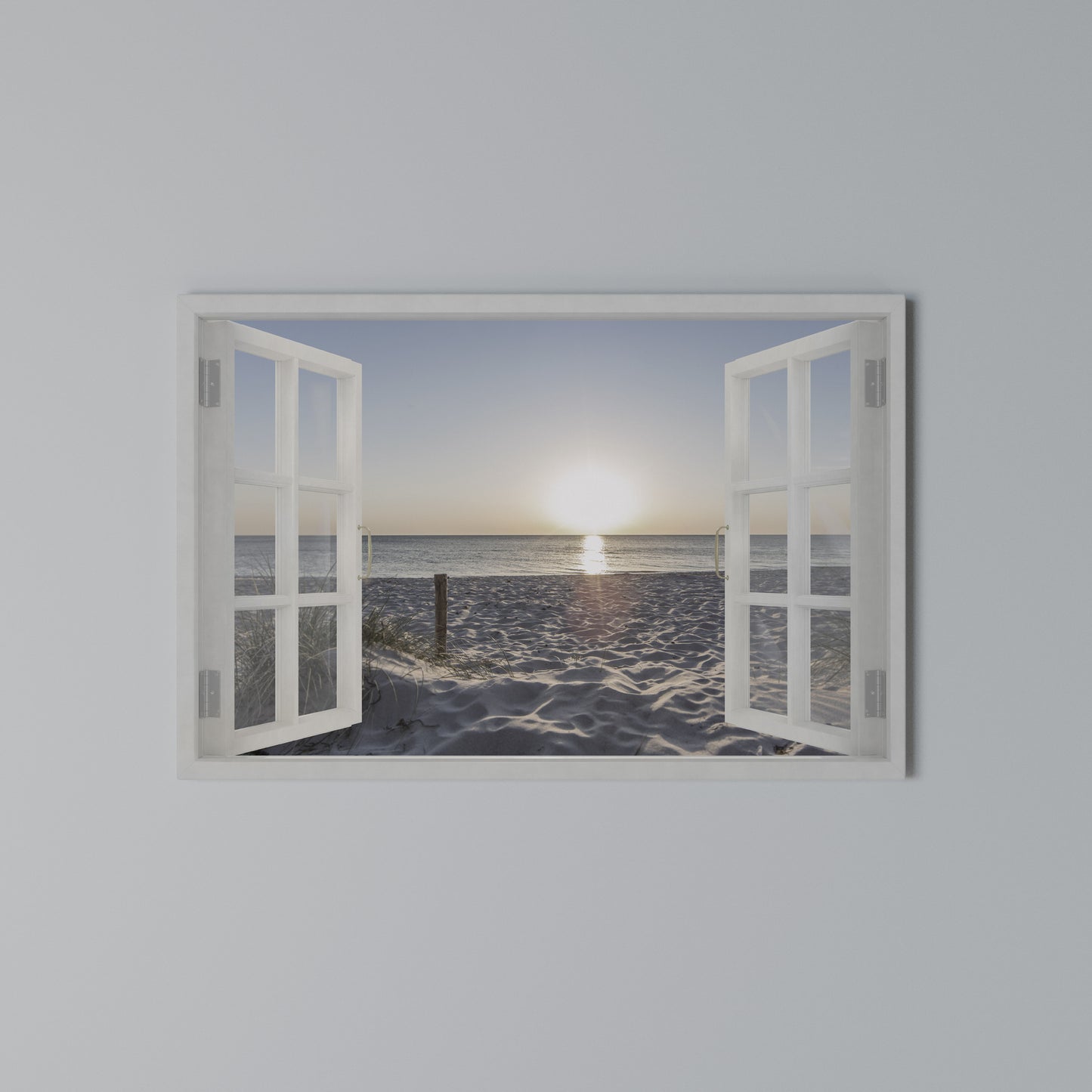 WINDOW OF CALM Horizontal Canvas Print