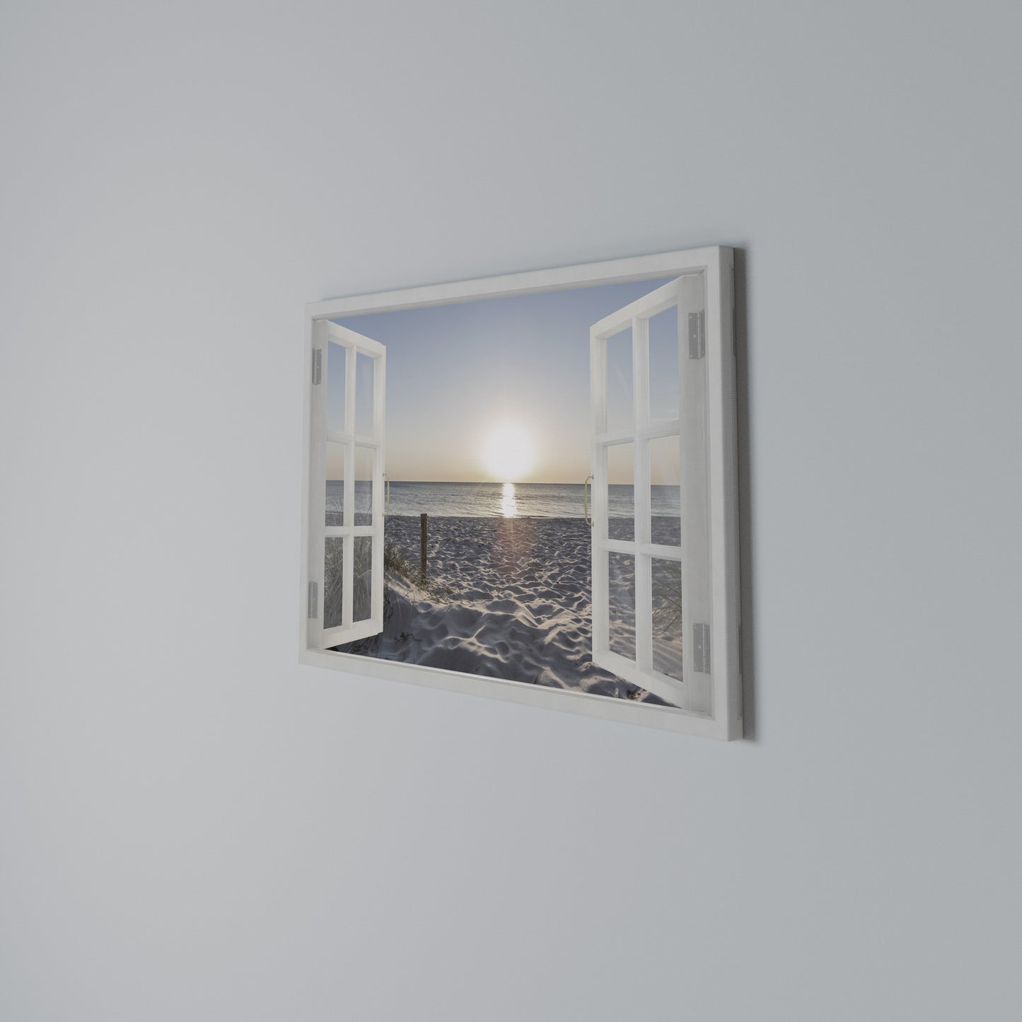WINDOW OF CALM Horizontal Canvas Print