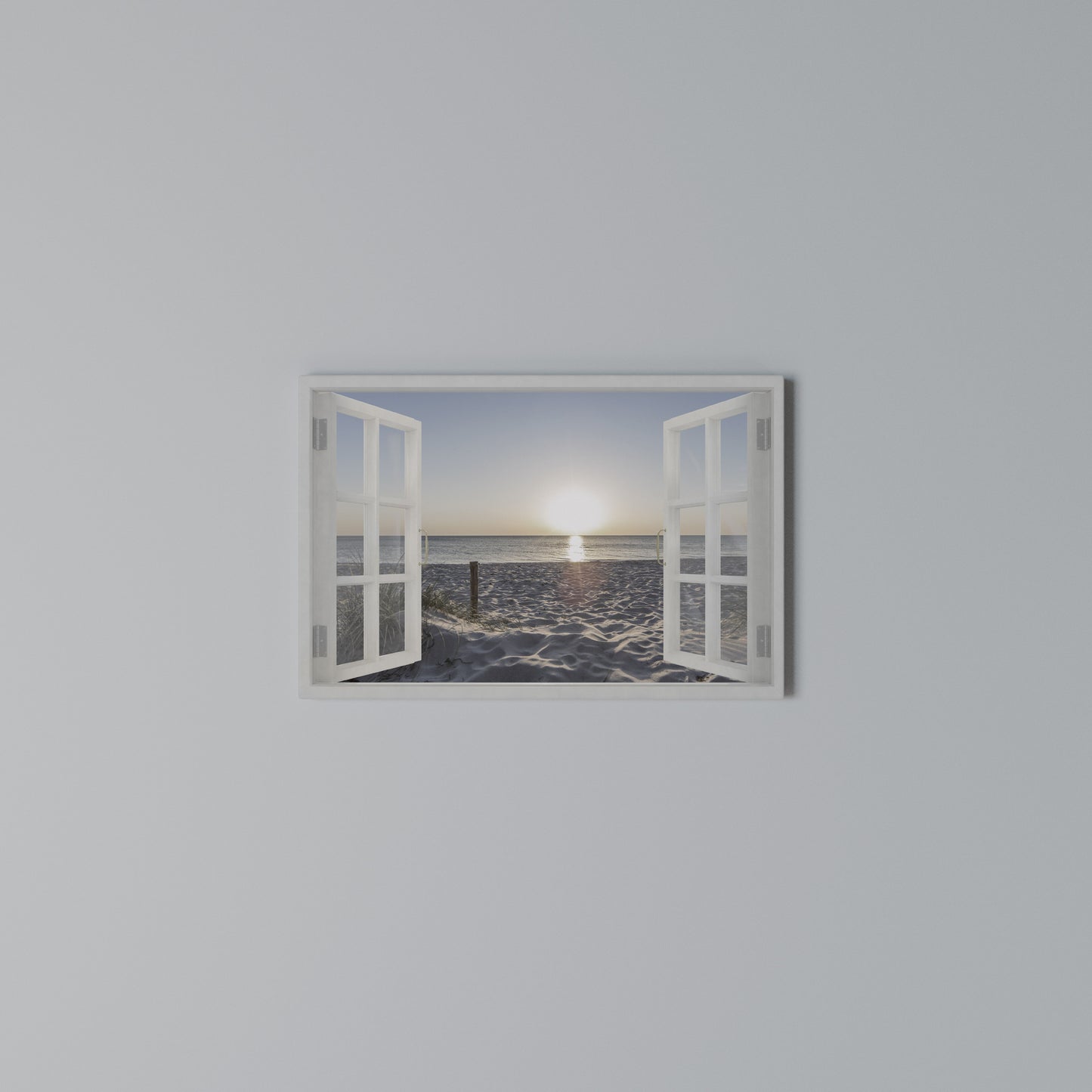 WINDOW OF CALM Horizontal Canvas Print
