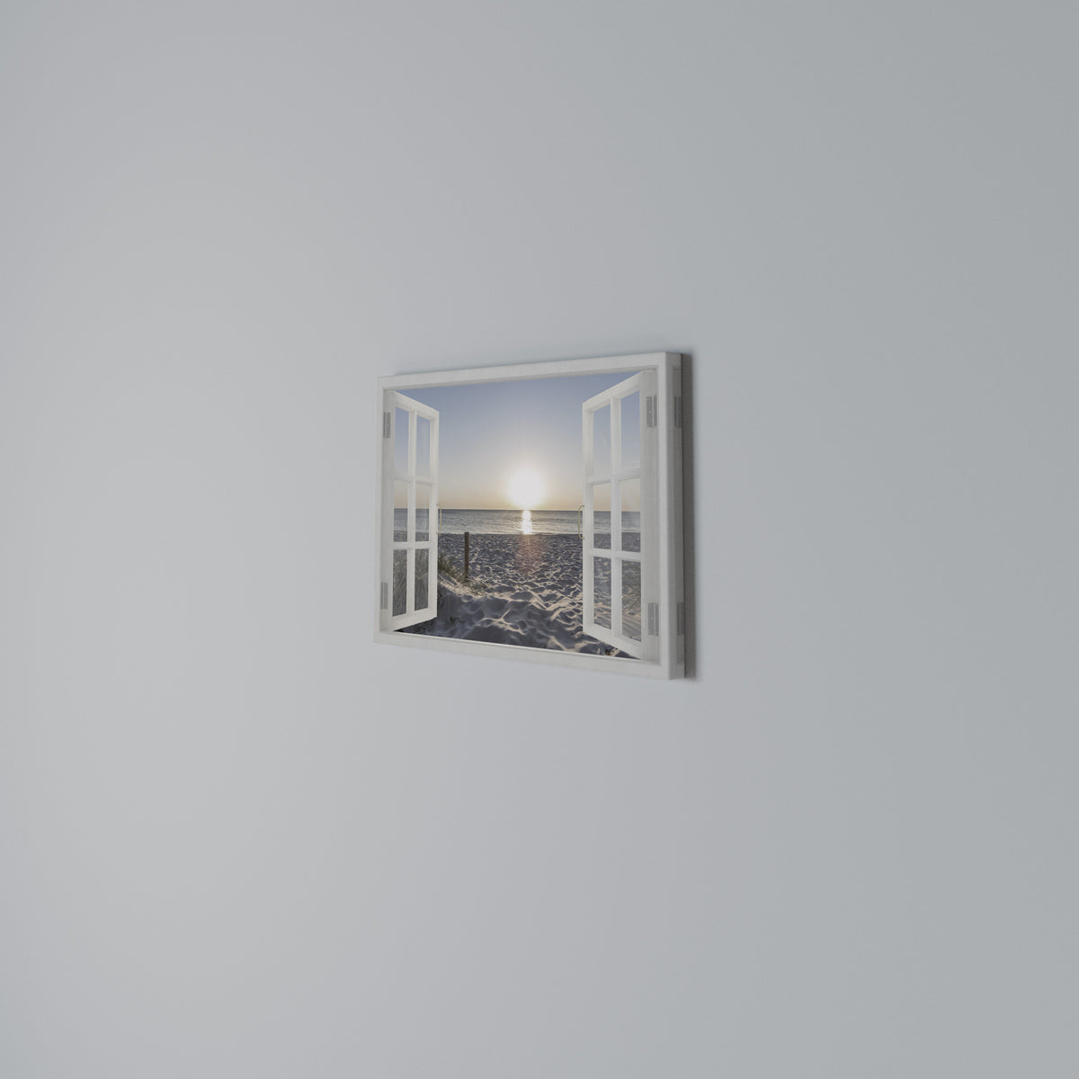 WINDOW OF CALM Horizontal Canvas Print