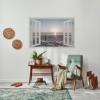 WINDOW OF CALM Peel and Stick Horizontal Poster