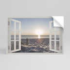 WINDOW OF CALM Peel and Stick Horizontal Poster