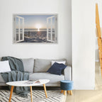 WINDOW OF CALM Peel and Stick Horizontal Poster