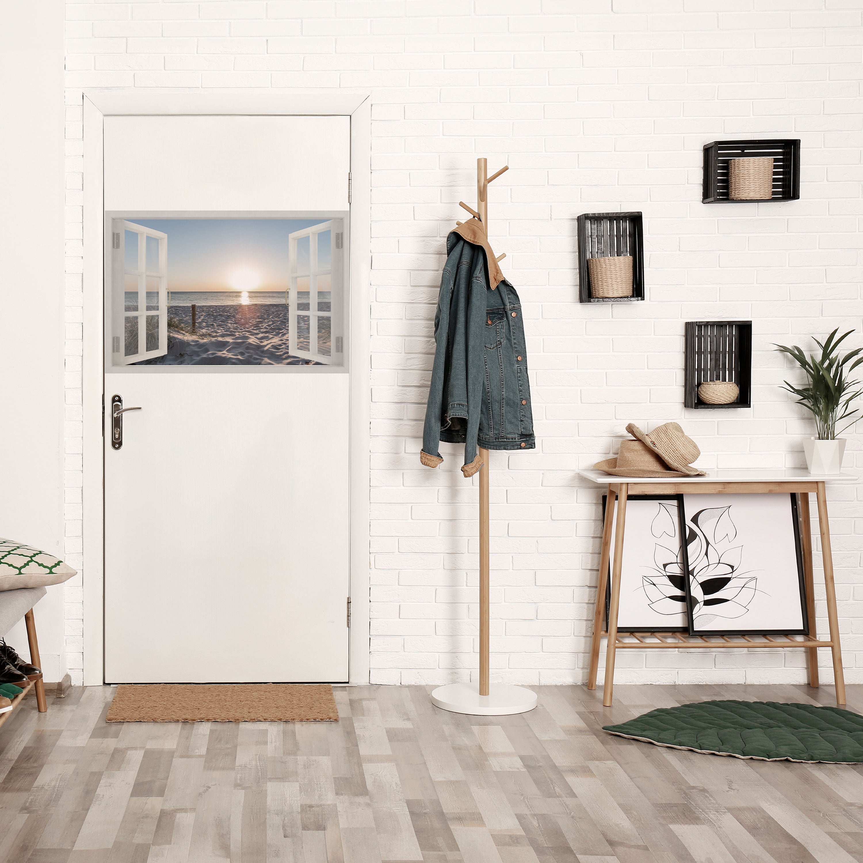 WINDOW OF CALM Peel and Stick Horizontal Poster