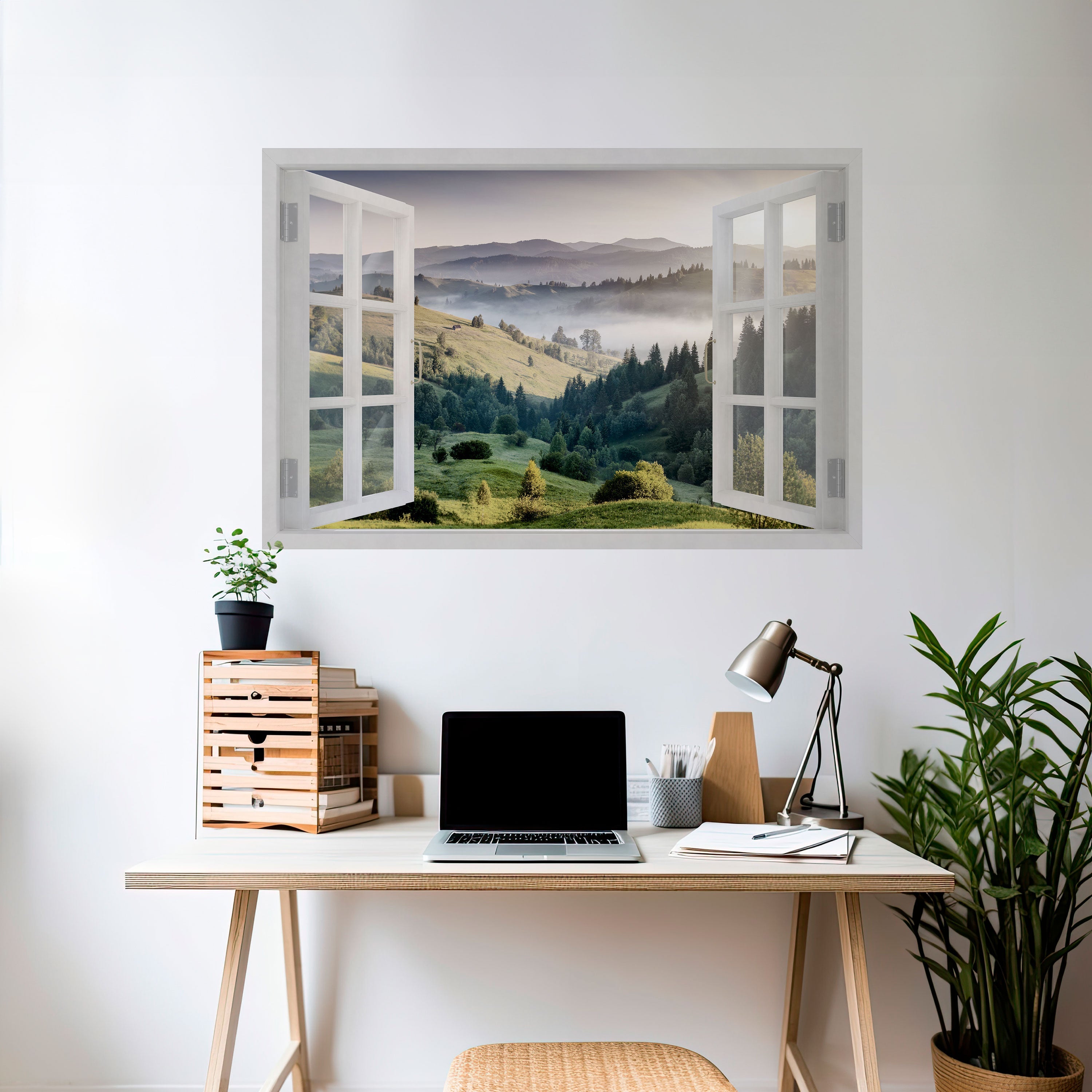 OPEN AIR ESCAPE Peel and Stick Horizontal Poster