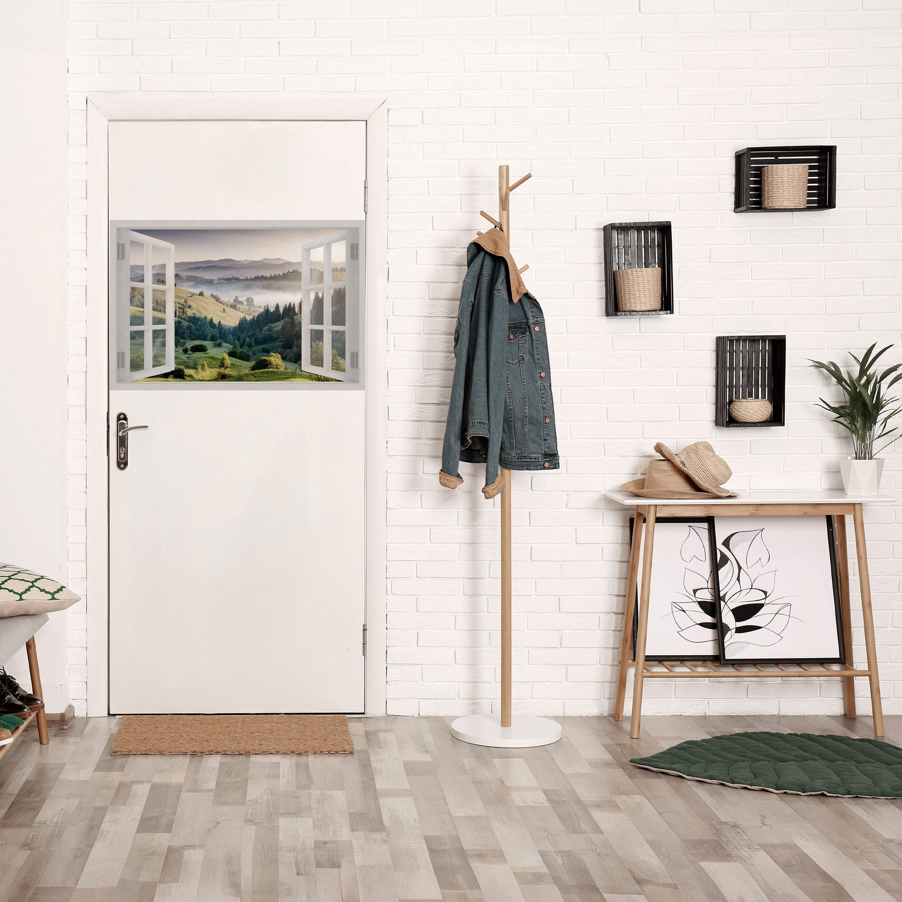 OPEN AIR ESCAPE Peel and Stick Horizontal Poster