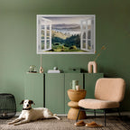 OPEN AIR ESCAPE Peel and Stick Horizontal Poster