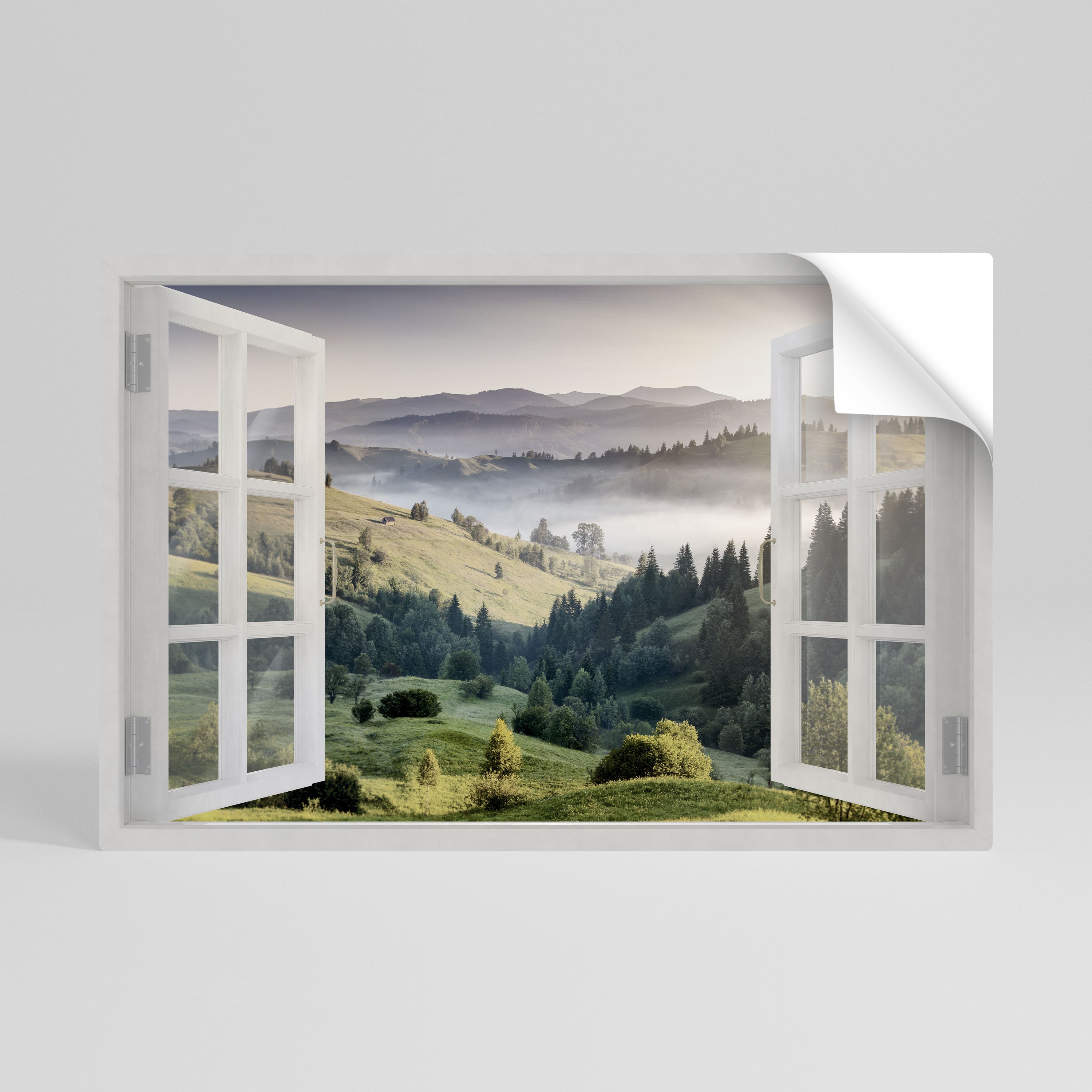 OPEN AIR ESCAPE Póster Autocolante Horizontal