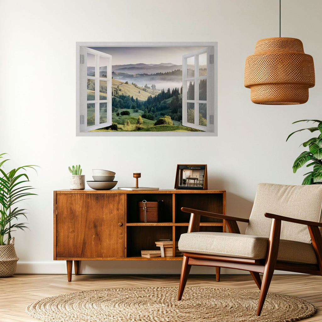 OPEN AIR ESCAPE Peel and Stick Horizontal Poster