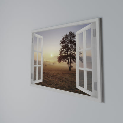 OPENING TO DAWN Horizontal Canvas Print