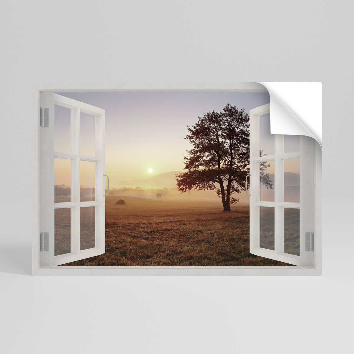 OPENING TO DAWN Póster Autocolante Horizontal