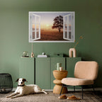 OPENING TO DAWN Peel and Stick Horizontal Poster