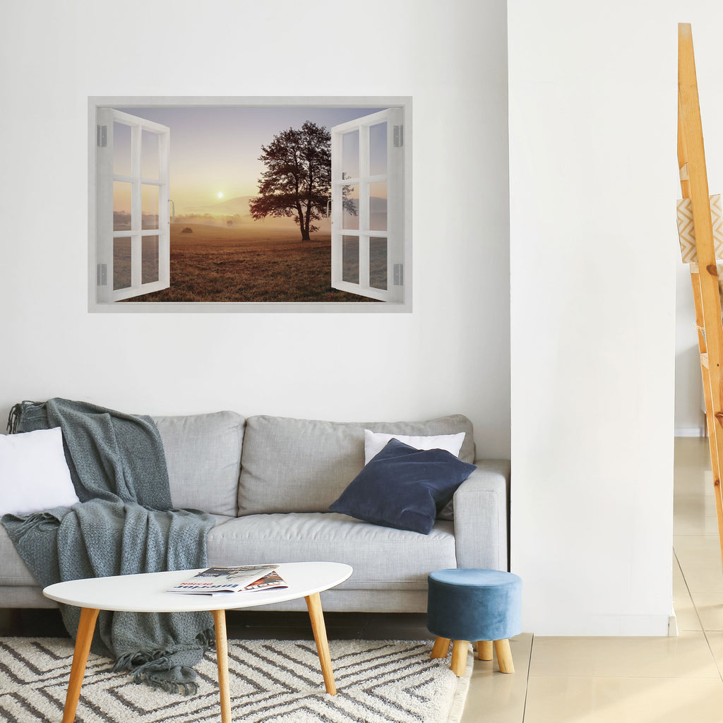 OPENING TO DAWN Peel and Stick Horizontal Poster