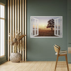 OPENING TO DAWN Peel and Stick Horizontal Poster