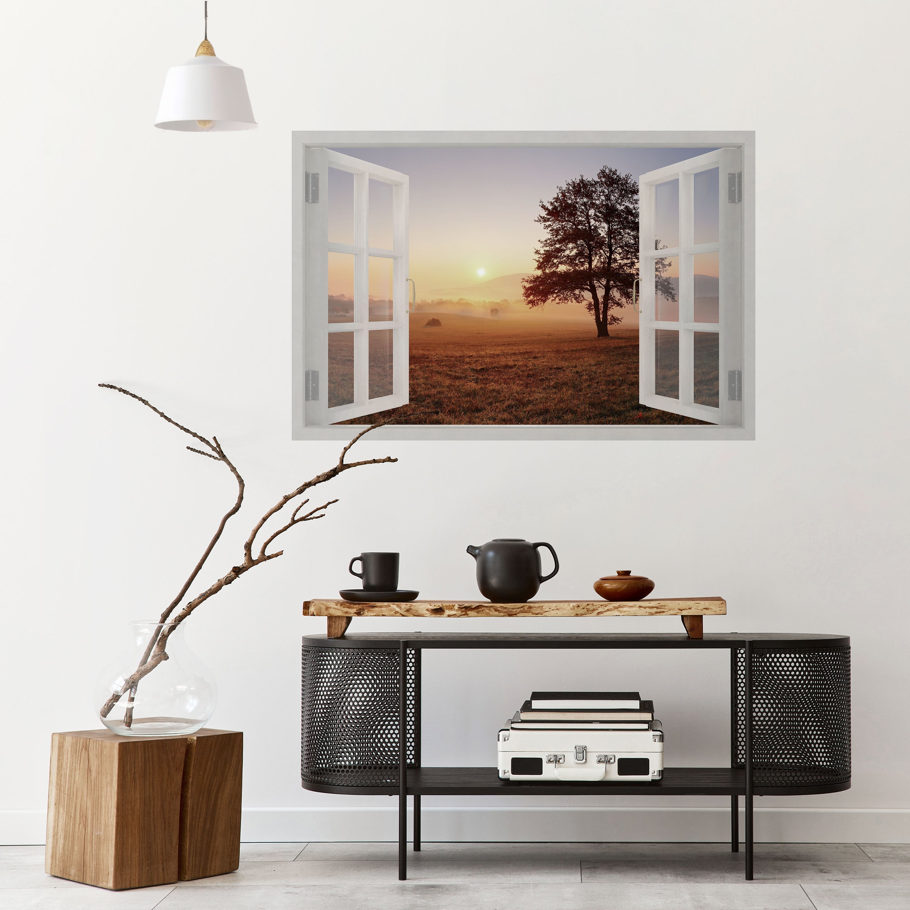 OPENING TO DAWN Peel and Stick Horizontal Poster