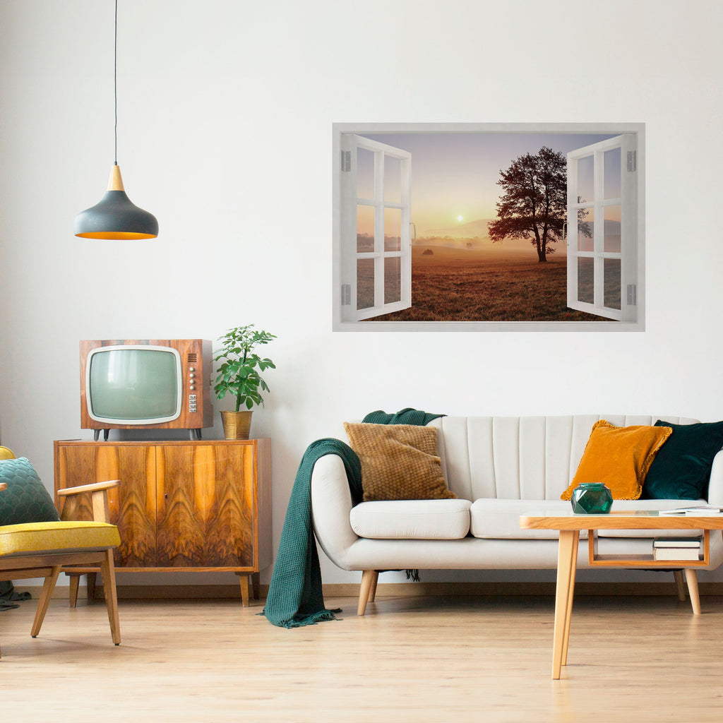 OPENING TO DAWN Peel and Stick Horizontal Poster