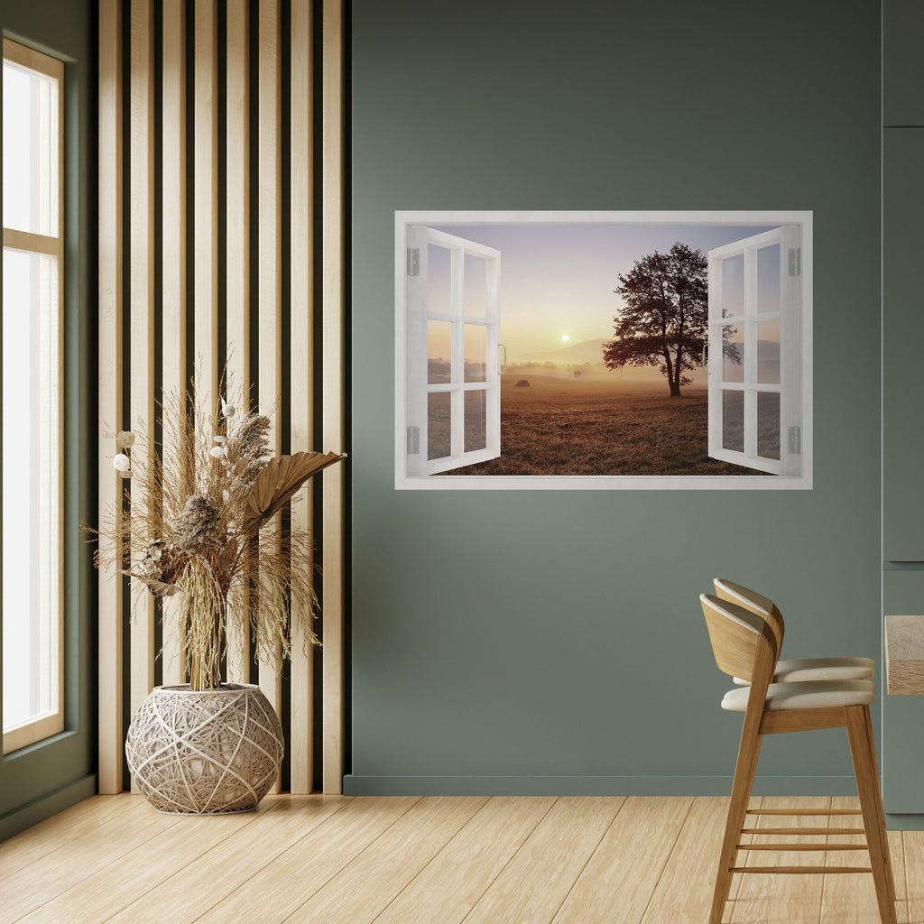 OPENING TO DAWN Peel and Stick Horizontal Poster