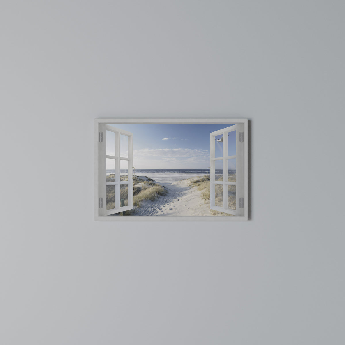 WINDOW TO WANDER Horizontal Canvas Print