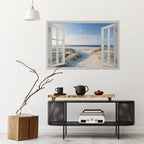 WINDOW TO WANDER Poster Horizontal Autocolante