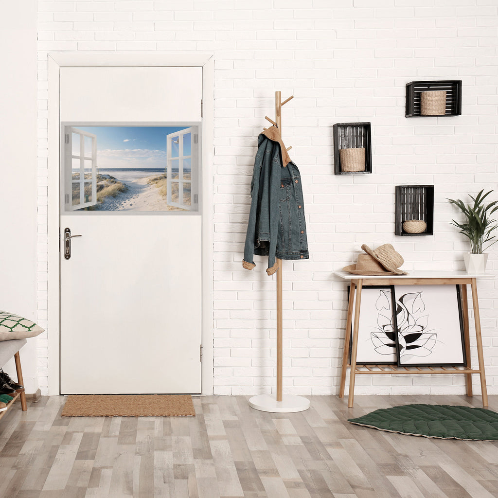 WINDOW TO WANDER Poster Horizontal Autocolante