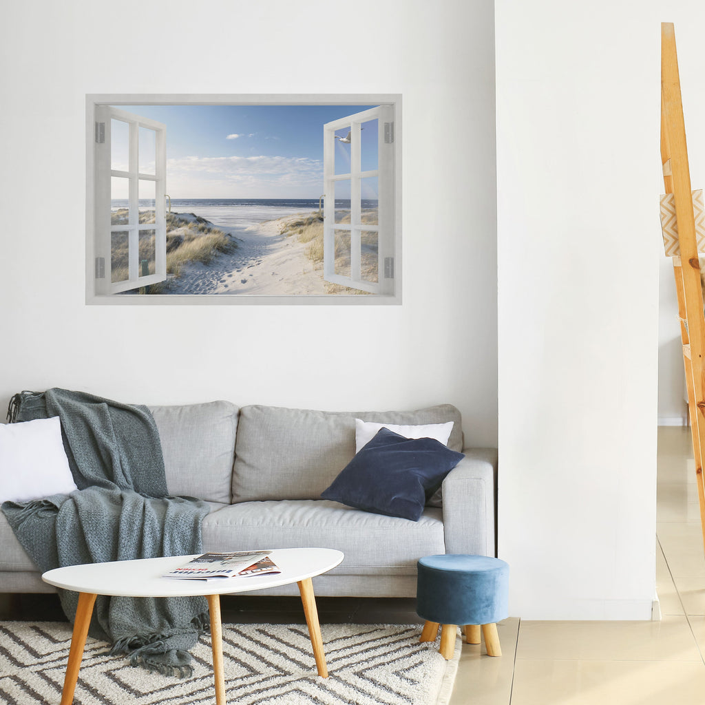 WINDOW TO WANDER Poster Horizontal Autocolante