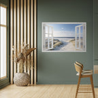 WINDOW TO WANDER Poster Horizontal Autocolante