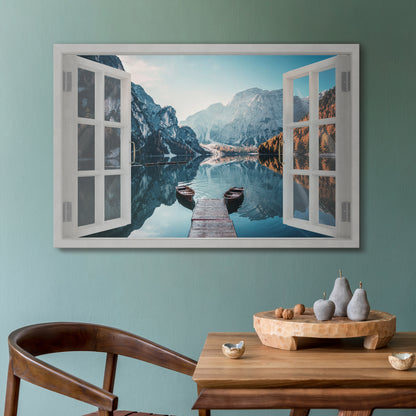 PEEK INTO PARADISE Horizontal Canvas Print