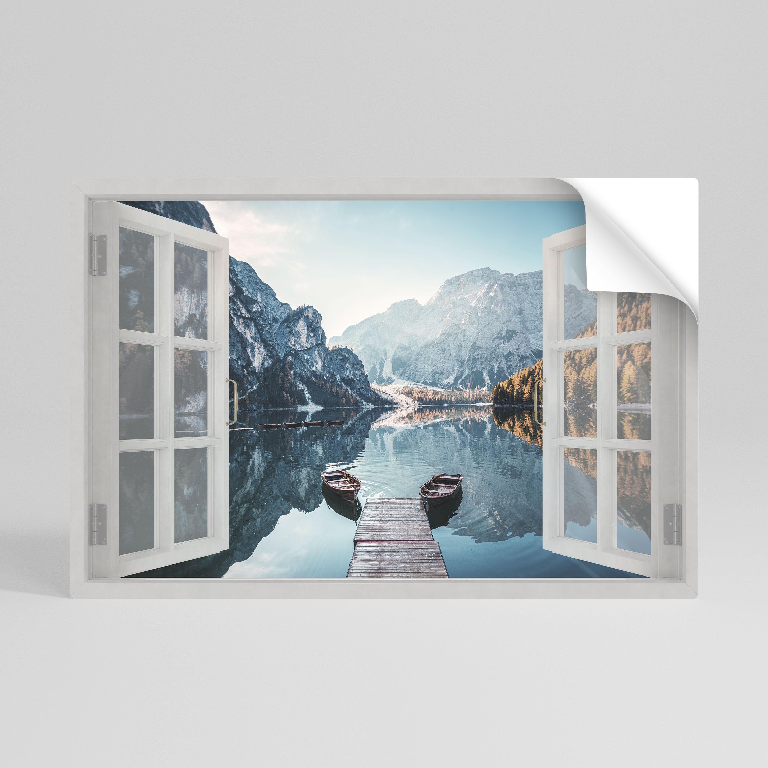 PEEK INTO PARADISE Póster Autocolante Horizontal