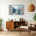 PEEK INTO PARADISE Peel and Stick Horizontal Poster