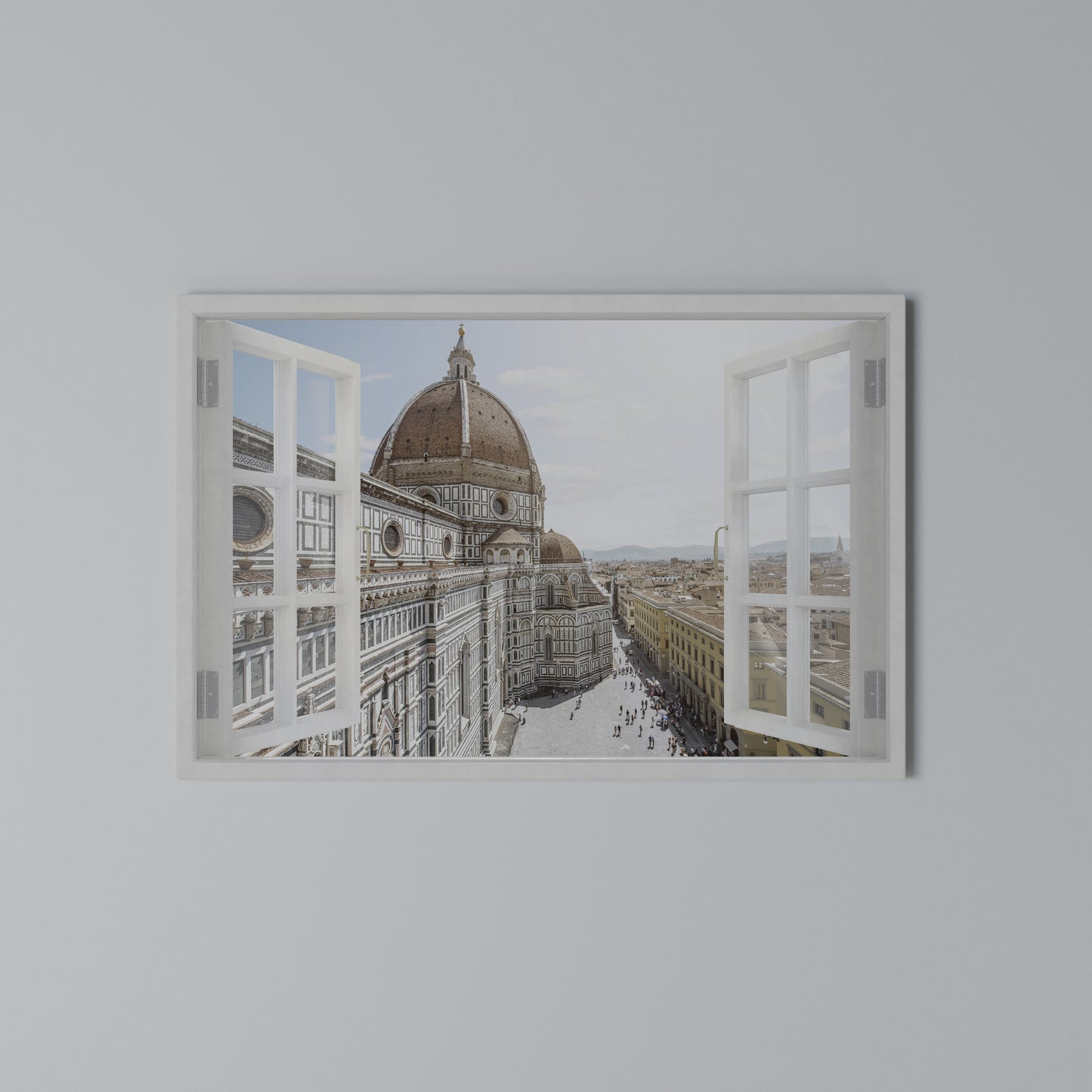 OPEN WINDOW VISTA Horizontal Canvas Print