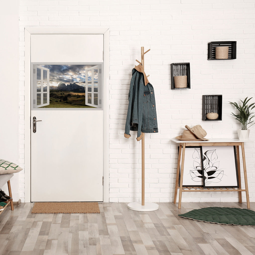 MOUNTAIN VIEWPORT Peel and Stick Horizontal Poster